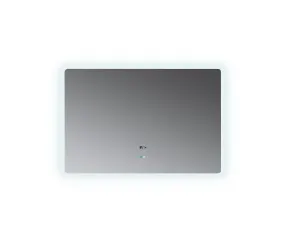 Lexora Lugano 48" Wide x 32" Tall LED Mirror w/ Defogger