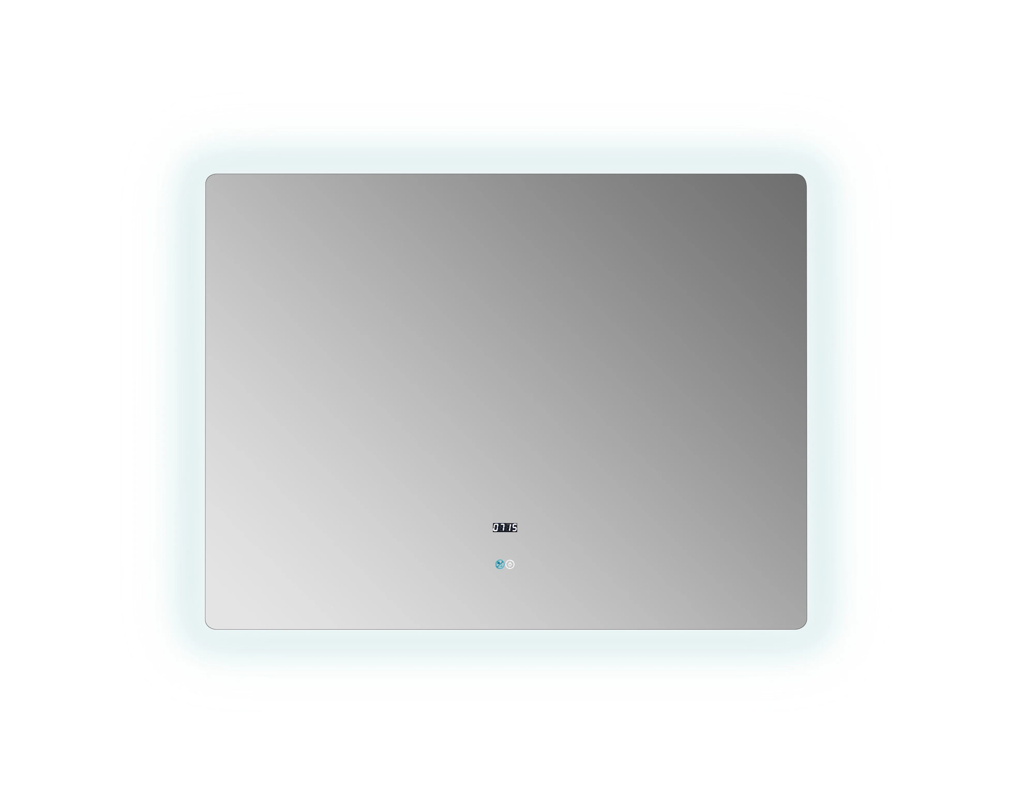 Lexora Lugano 48" Wide x 36" Tall LED Mirror w/ Defogger