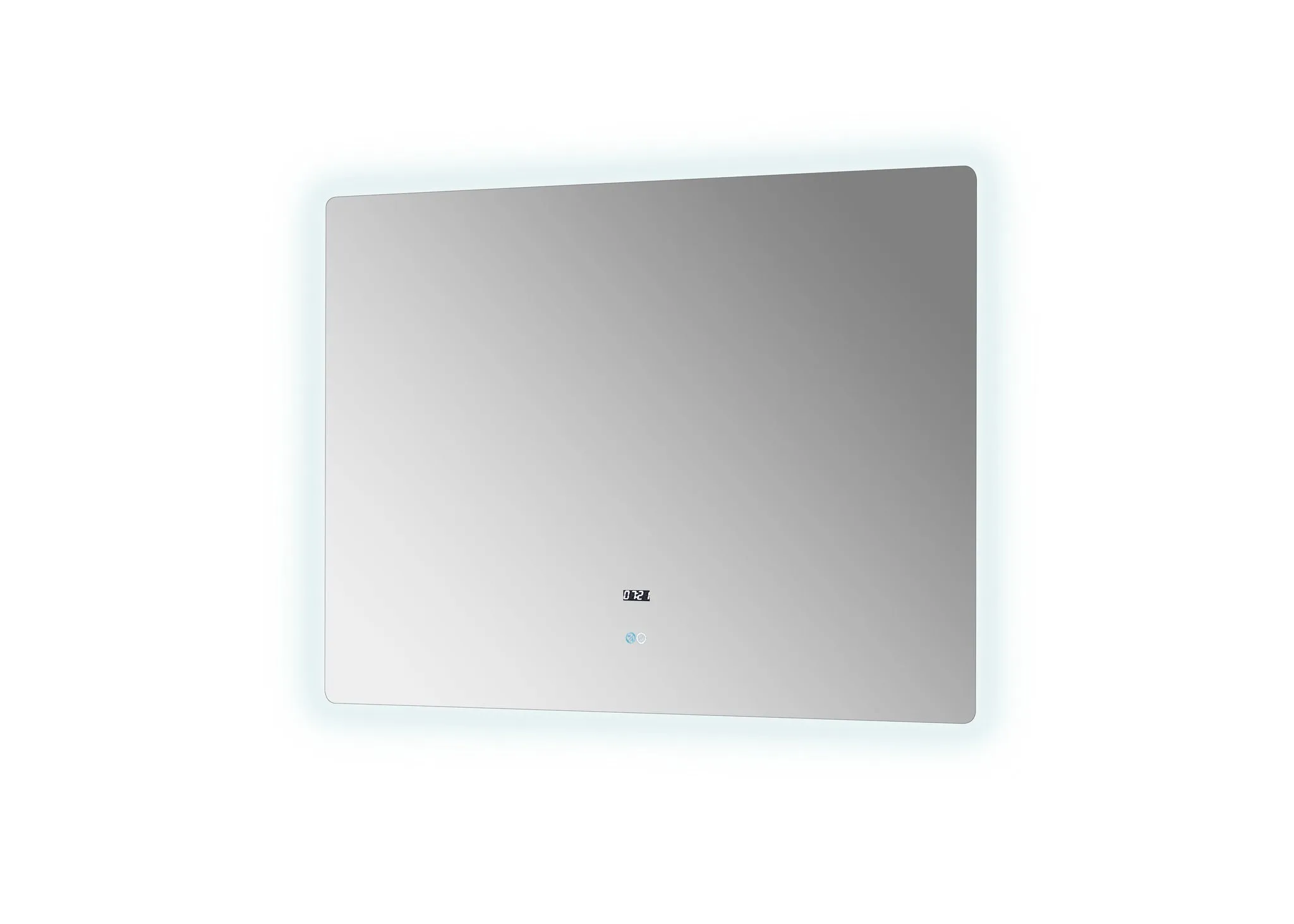 Lexora Lugano 48" Wide x 36" Tall LED Mirror w/ Defogger