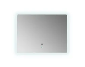 Lexora Lugano 48" Wide x 36" Tall LED Mirror w/ Defogger