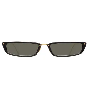 Linda Farrow Issa C1 Rectangular Sunglasses