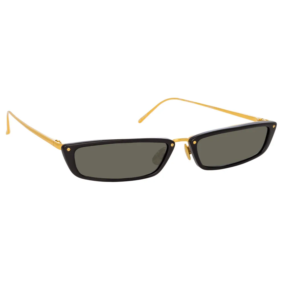 Linda Farrow Issa C1 Rectangular Sunglasses
