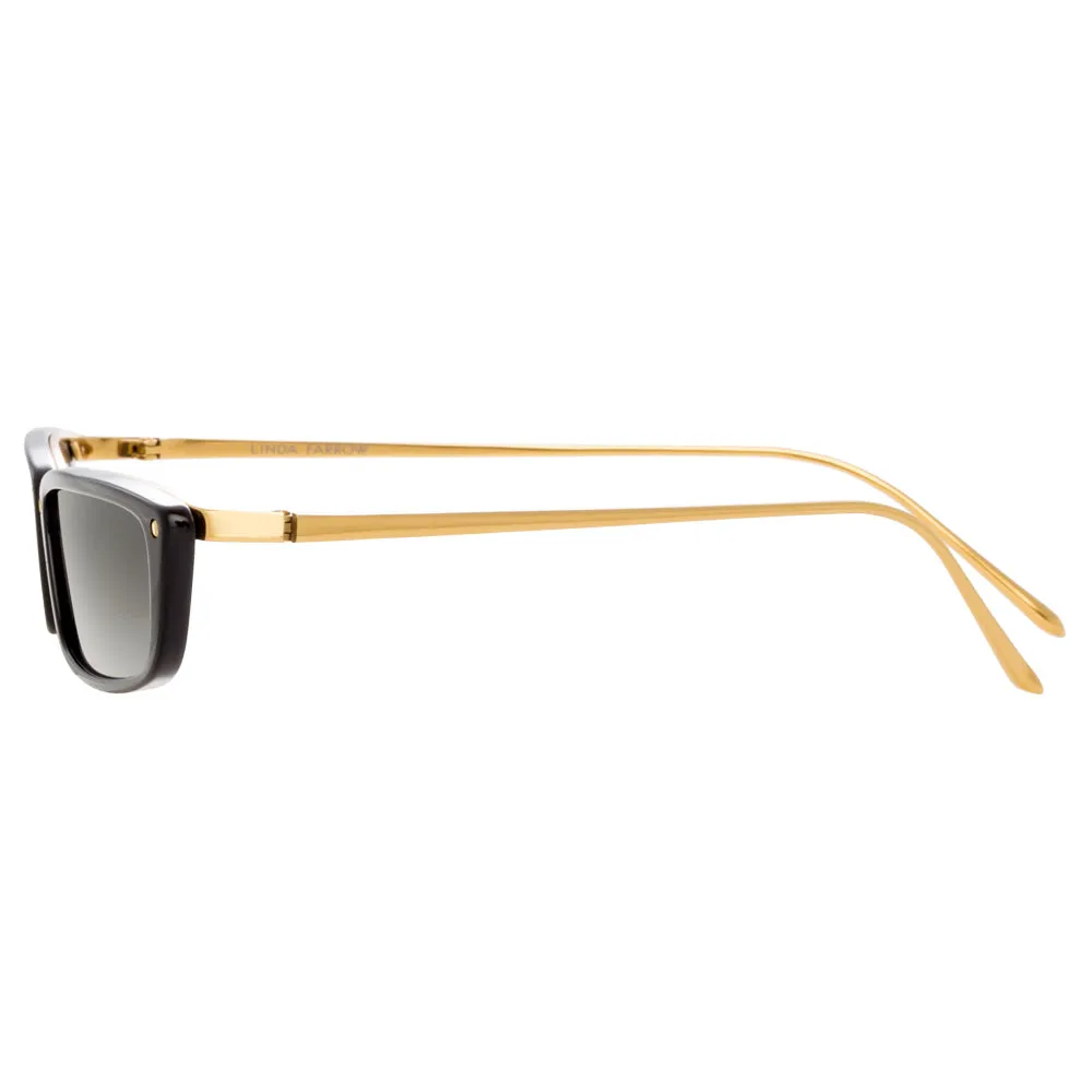 Linda Farrow Issa C1 Rectangular Sunglasses