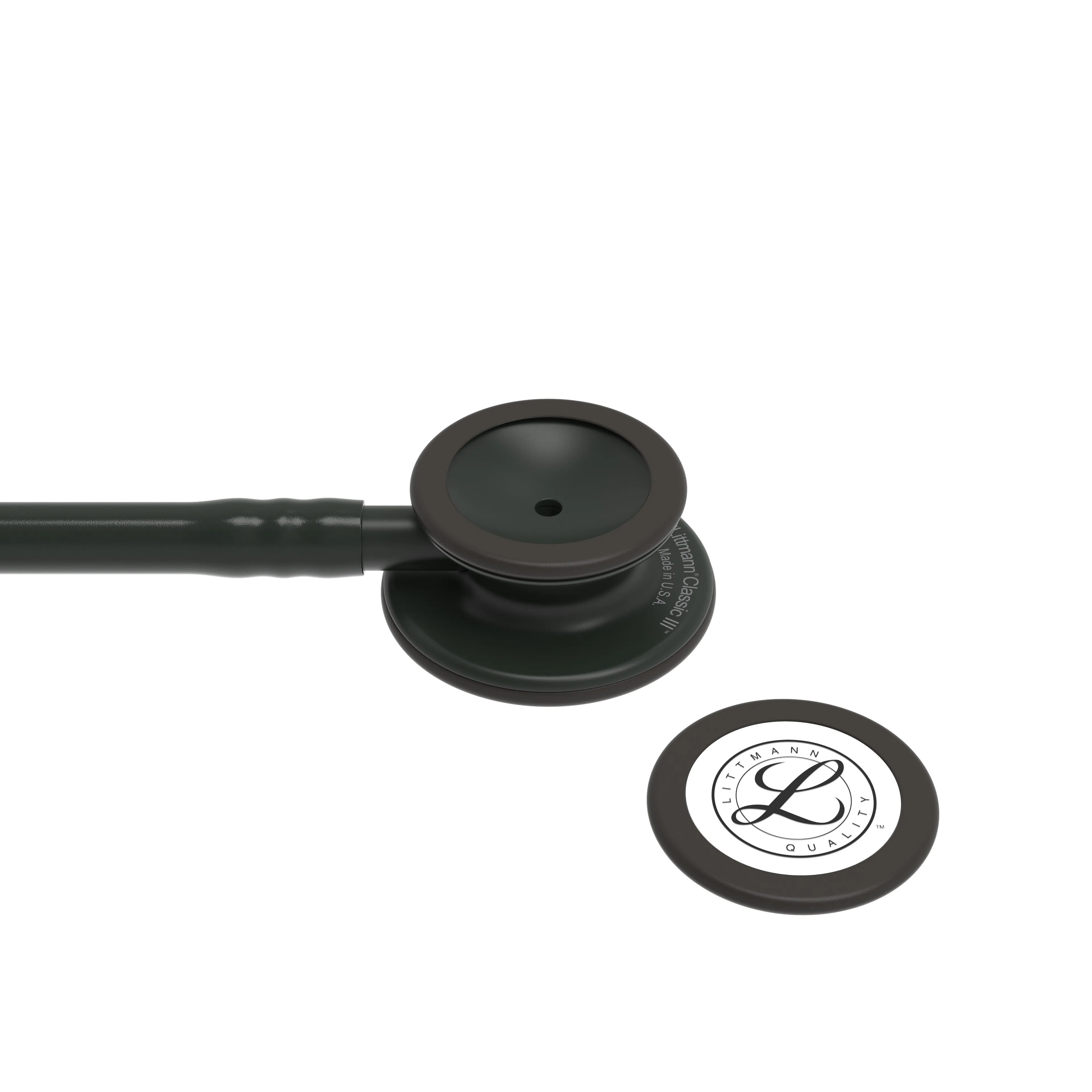 Littmann Classic III Monitoring Stethoscope: All Black 5803 - CLEARANCE NO BOX