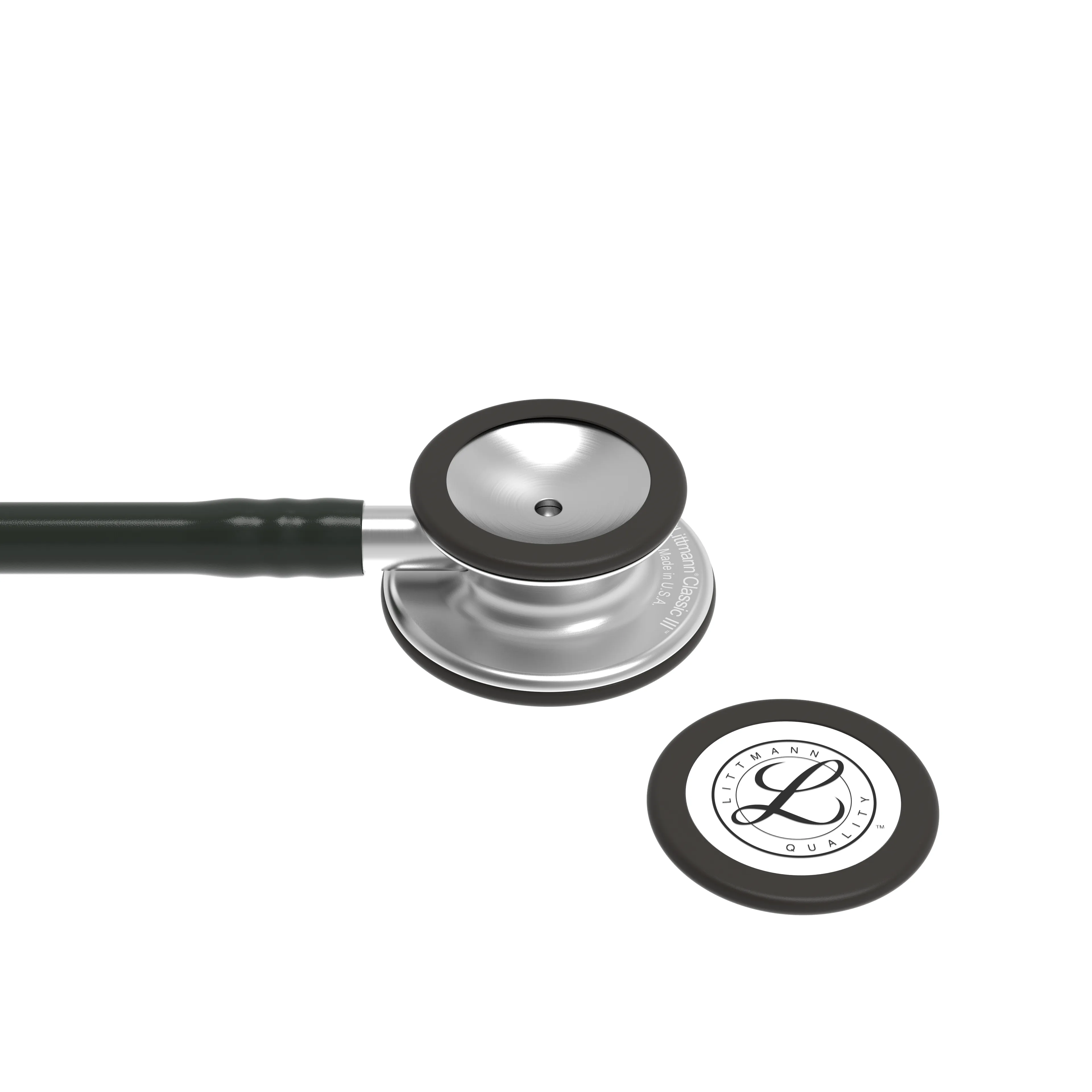 Littmann Classic III Monitoring Stethoscope: Black 5620 - Over Engraved
