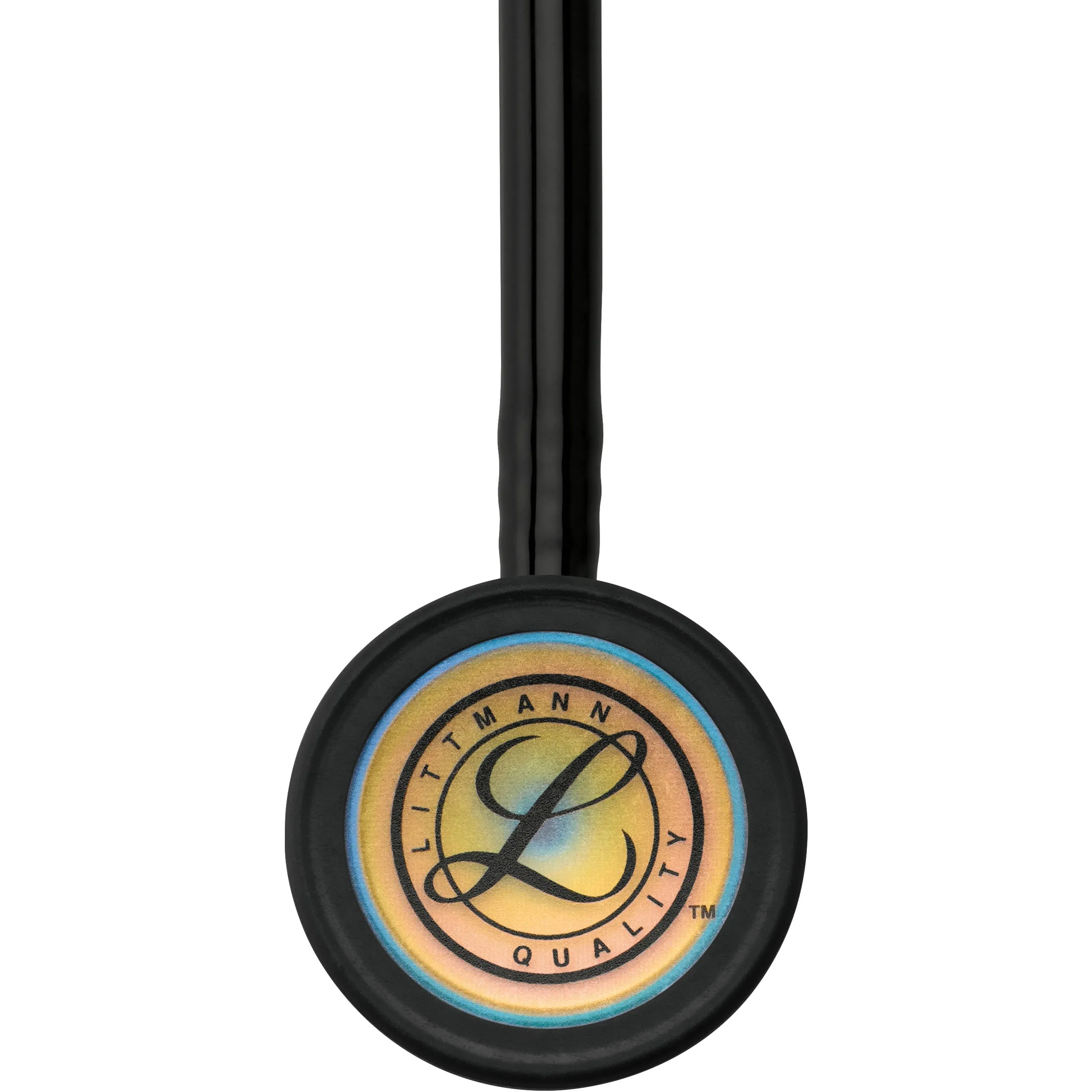 Littmann Classic III Monitoring Stethoscope: Black - Rainbow Finish 5870 - Over Engraved
