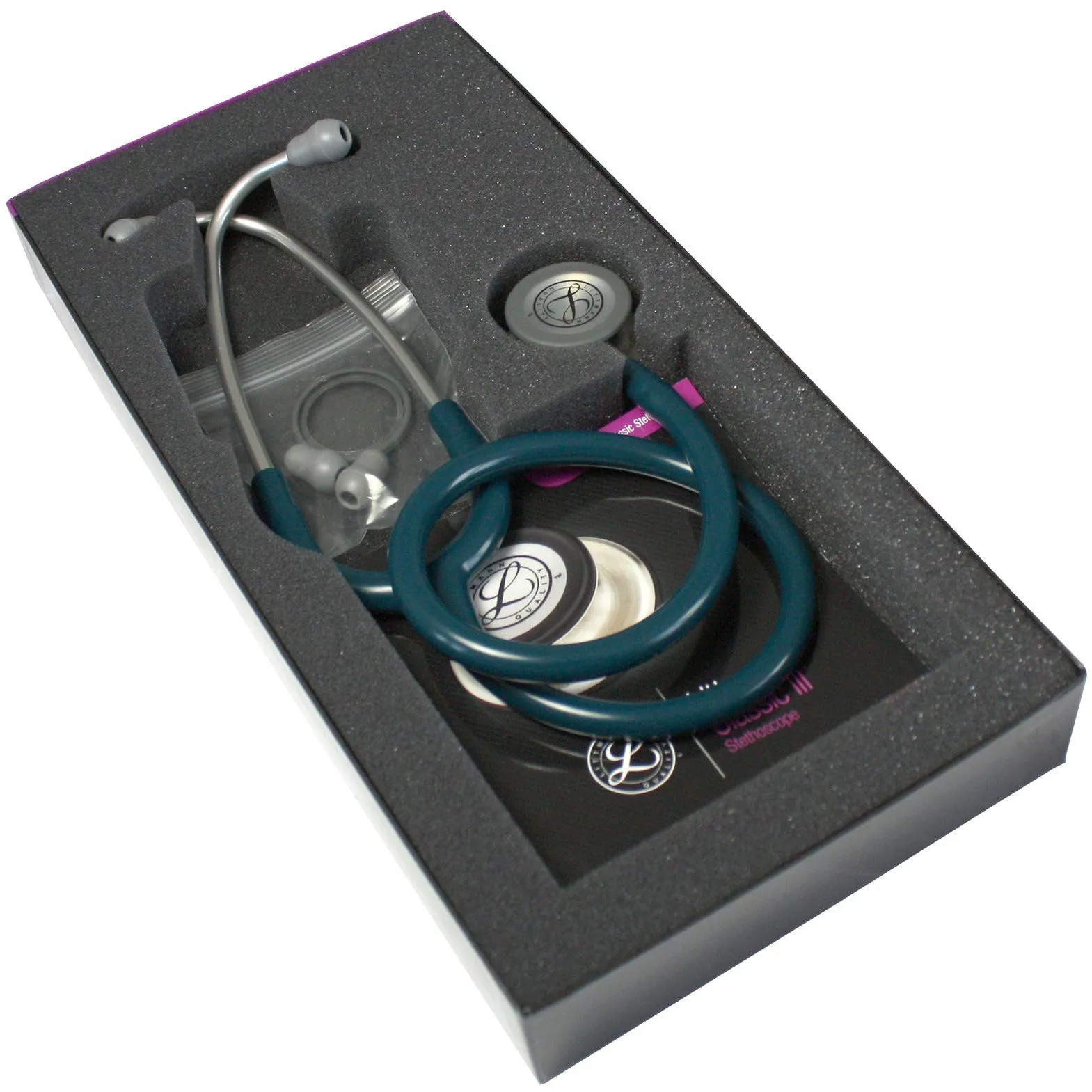 Littmann Classic III Monitoring Stethoscope: Caribbean Blue 5623 - Freshers Voucher
