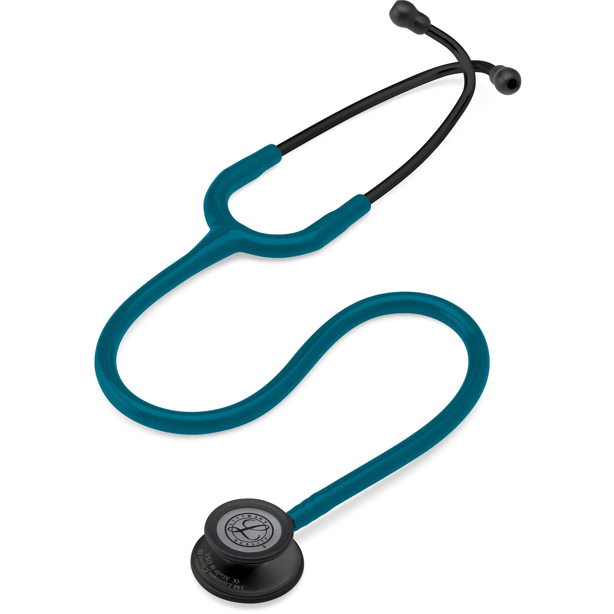 Littmann Classic III Monitoring Stethoscope: Caribbean Blue - Black Finish 5869