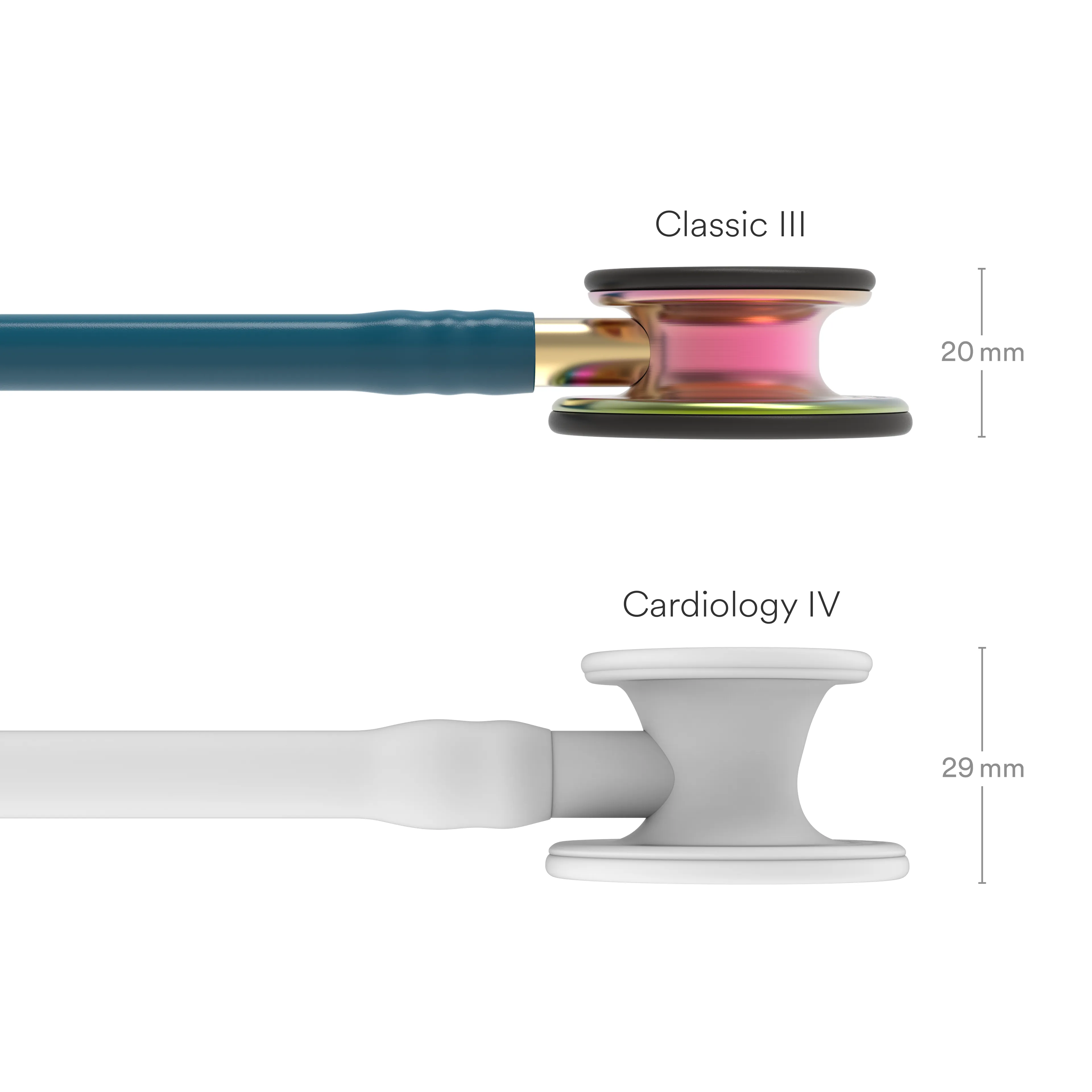 Littmann Classic III Monitoring Stethoscope: Caribbean Blue Rainbow 5807 - Freshers Voucher
