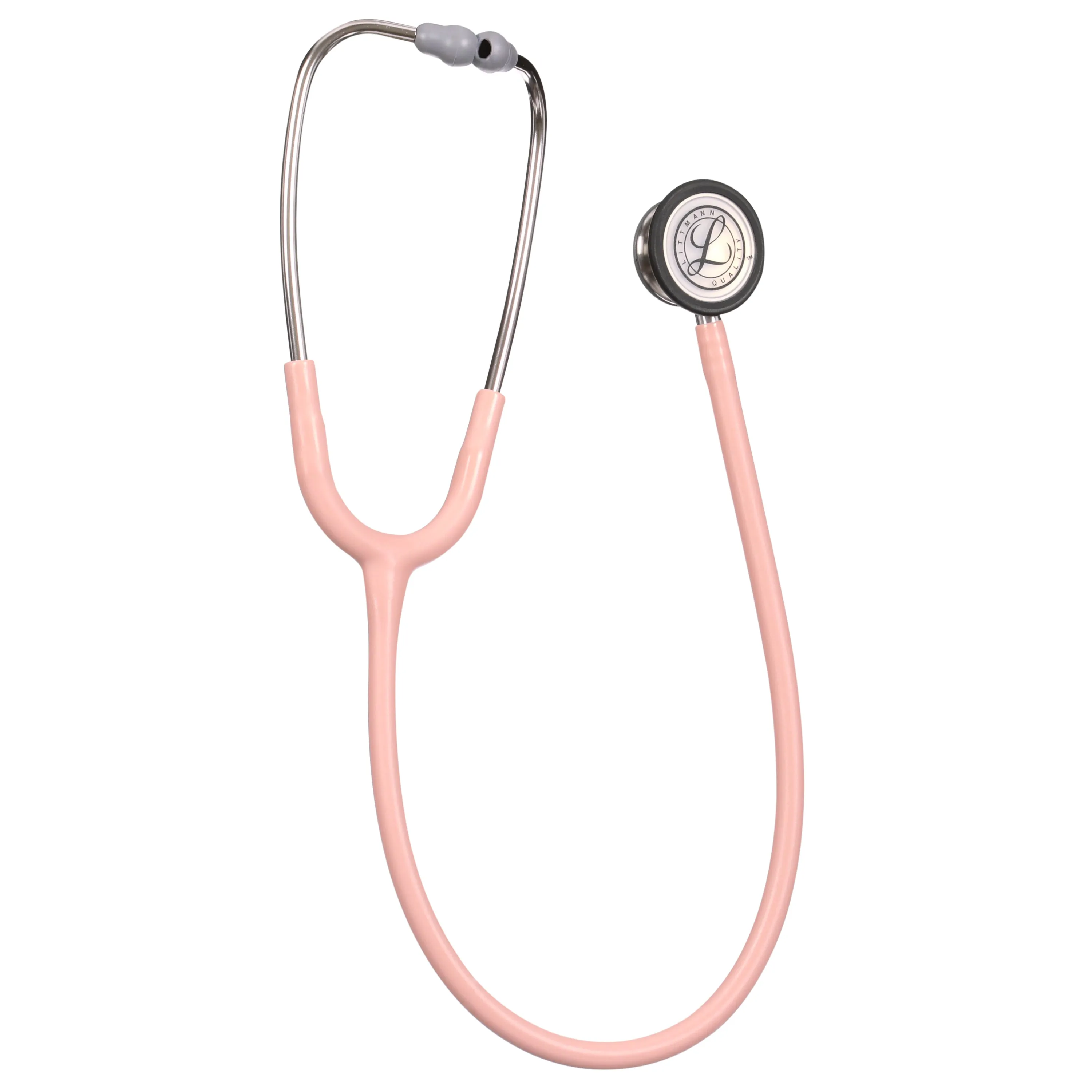 Littmann Classic III Monitoring Stethoscope: Satin Champagne Rose Tube 5910C - Over Engraved