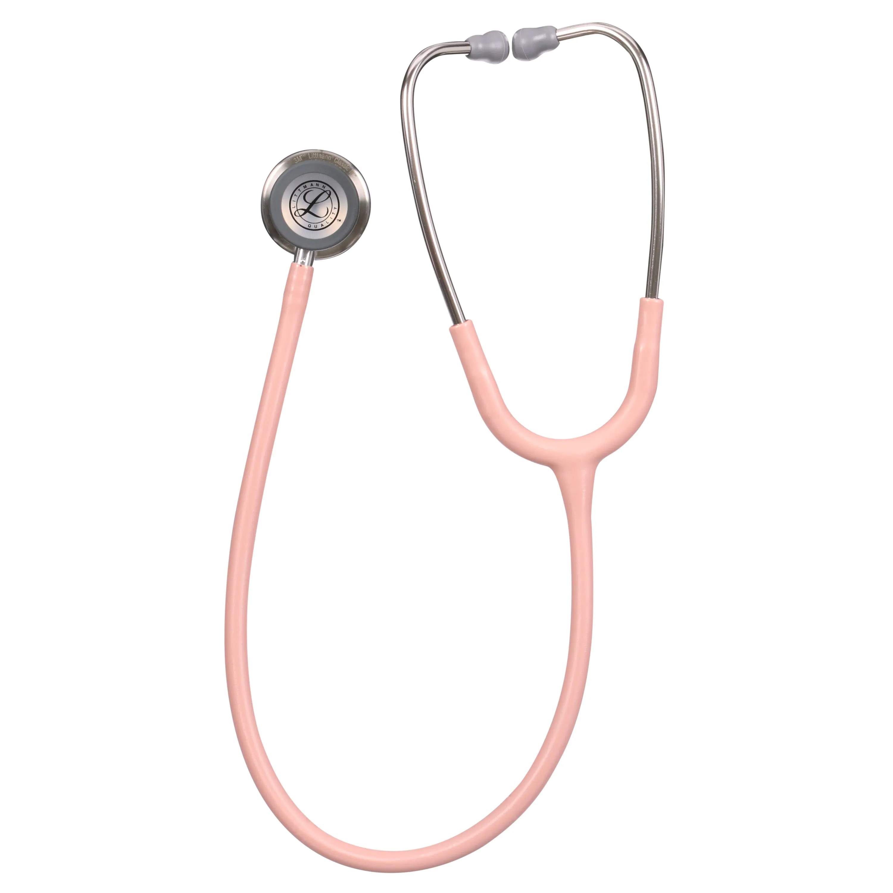 Littmann Classic III Monitoring Stethoscope: Satin Champagne Rose Tube 5910C - Over Engraved