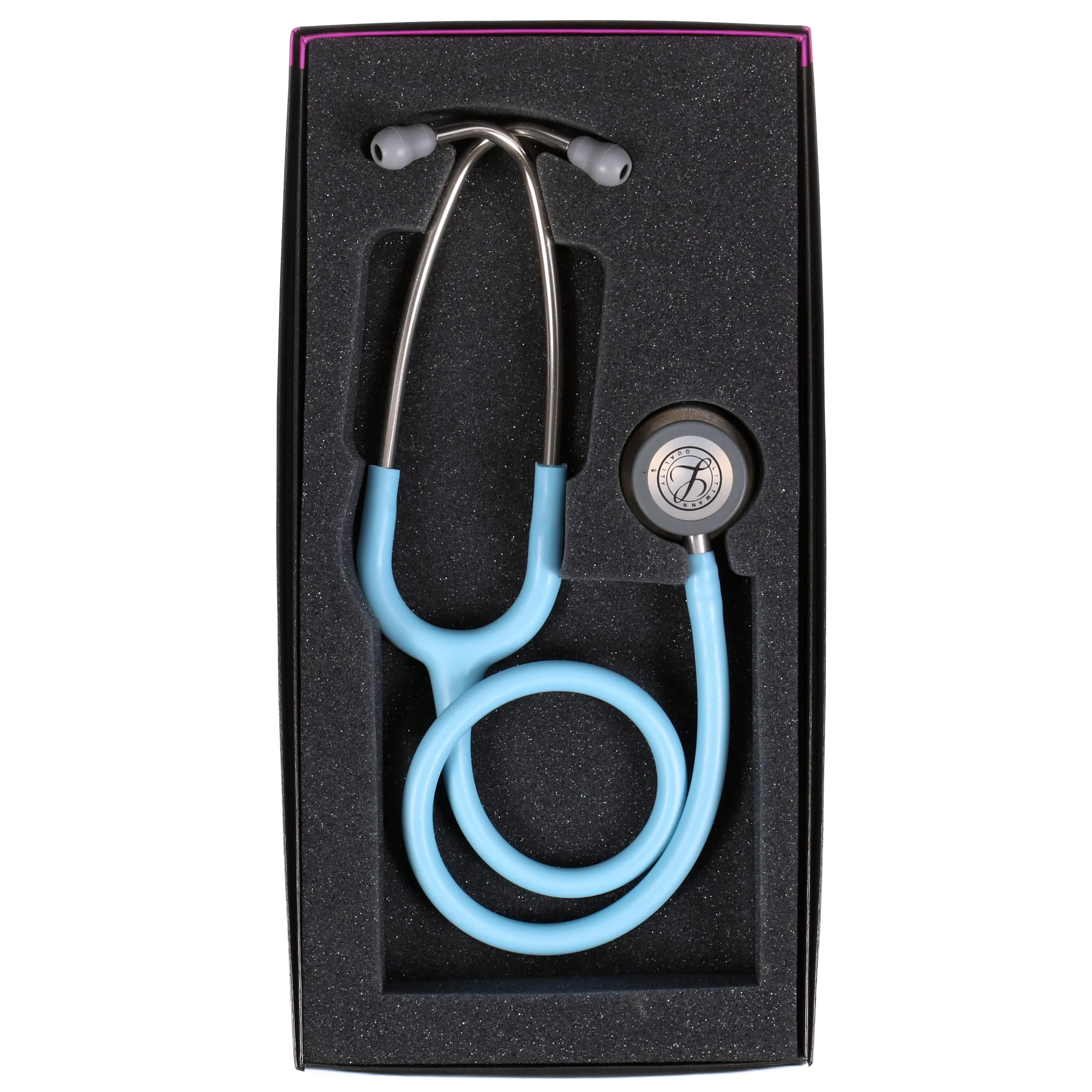 Littmann Classic III Monitoring Stethoscope: Satin Marine Blue Tube 5912C