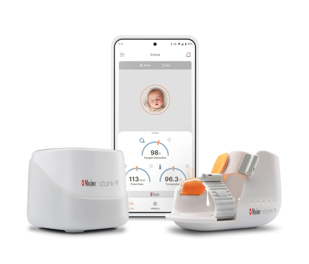 Masimo Stork Vitals Smart Home Baby Monitoring System | FDA Cleared