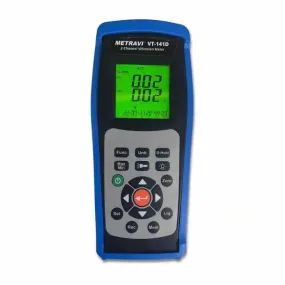 Metravi VT-141D Dual Channel Vibration Meter with Data Logger