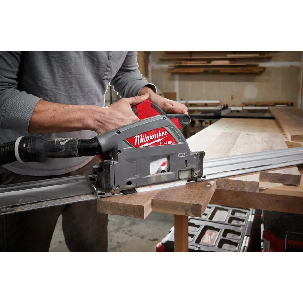 Milwaukee 2831-20X55 M18 FUEL 18V 6-1/2" Plunge Track Saw w/ Clamp and 55" Track