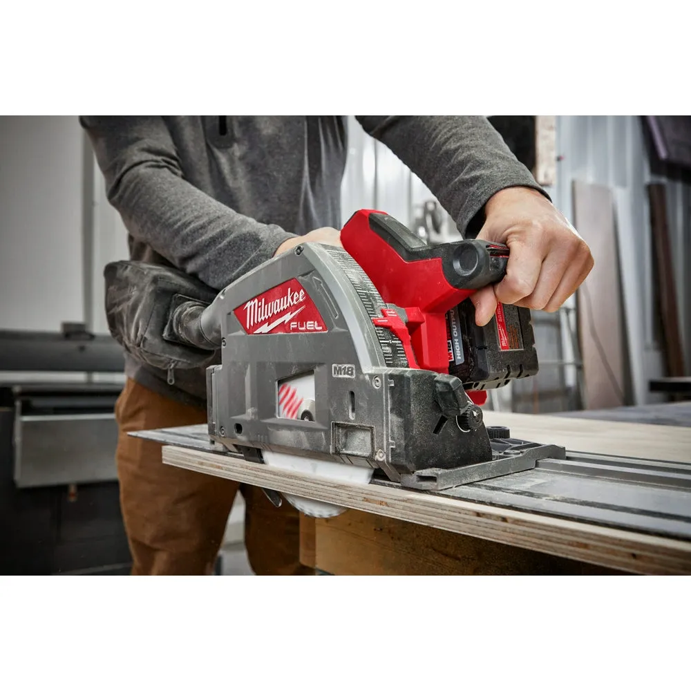 Milwaukee 2831-20X55 M18 FUEL 18V 6-1/2" Plunge Track Saw w/ Clamp and 55" Track