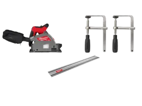 Milwaukee 2831-20X55 M18 FUEL 18V 6-1/2" Plunge Track Saw w/ Clamp and 55" Track