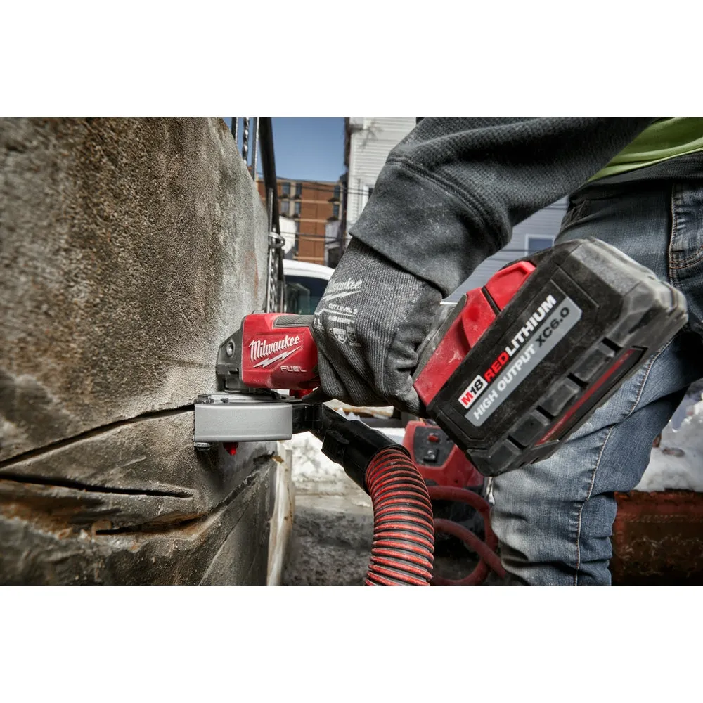 Milwaukee 2887-80 M18 FUEL 18V 5" Flathead Braking Grinder - Recon - Bare Tool