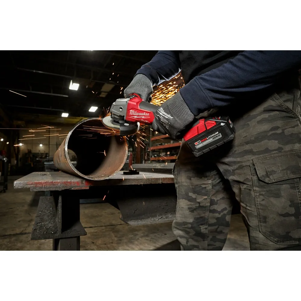 Milwaukee 2887-80 M18 FUEL 18V 5" Flathead Braking Grinder - Recon - Bare Tool