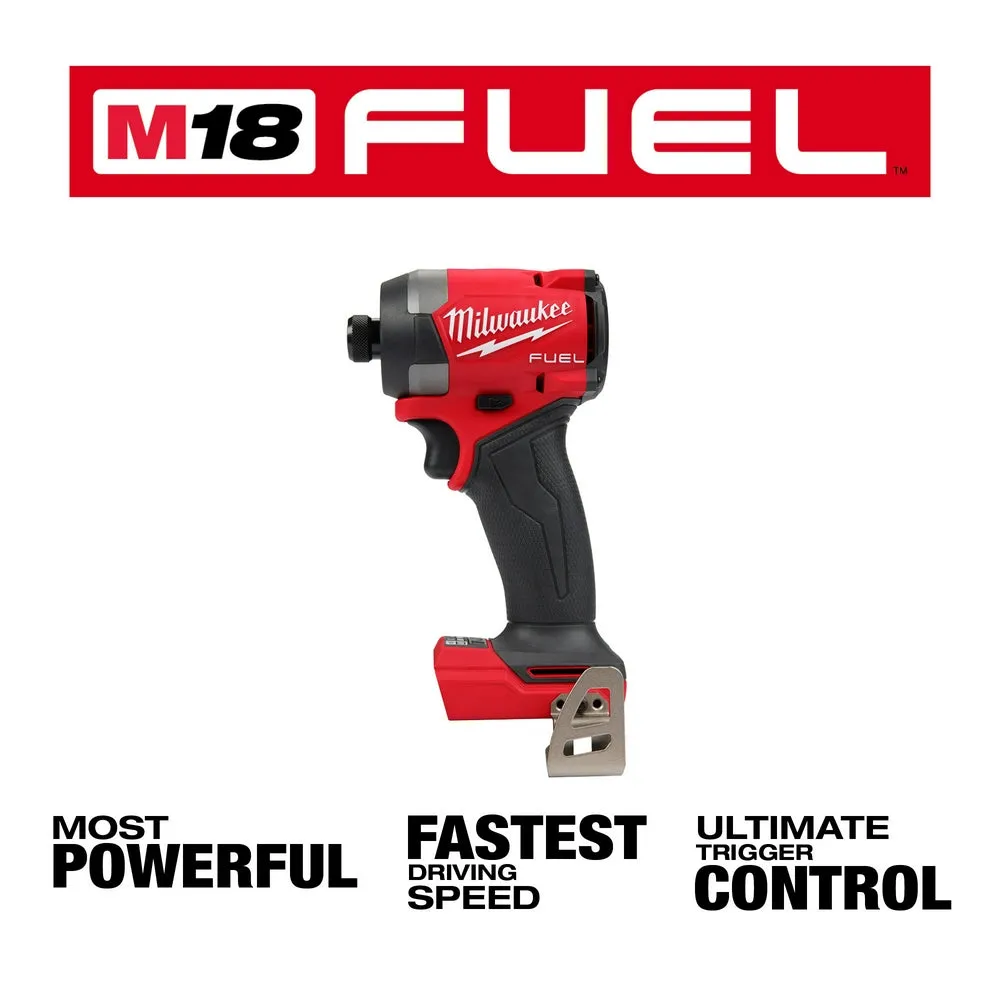 Milwaukee 2953-20 M18 FUEL 18V 1/4" Hex Cordless Li-Ion Impact Driver -Bare Tool