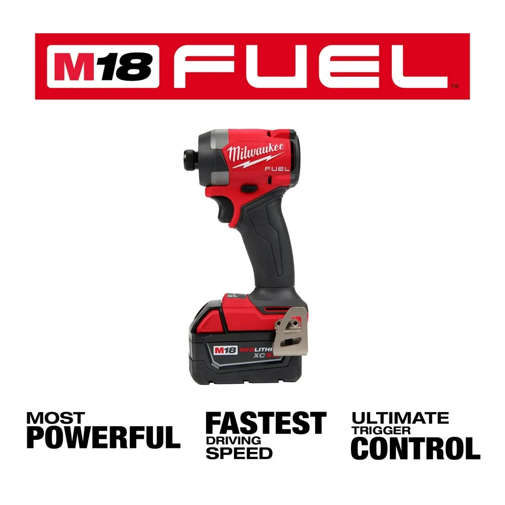 Milwaukee 2953-22 M18 FUEL 18V 1/4" Hex Cordless Li-Ion Impact Driver Kit