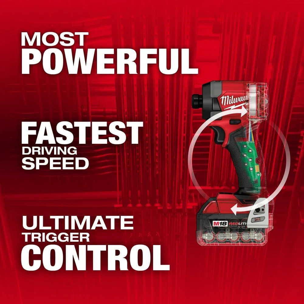 Milwaukee 2953-22 M18 FUEL 18V 1/4" Hex Cordless Li-Ion Impact Driver Kit