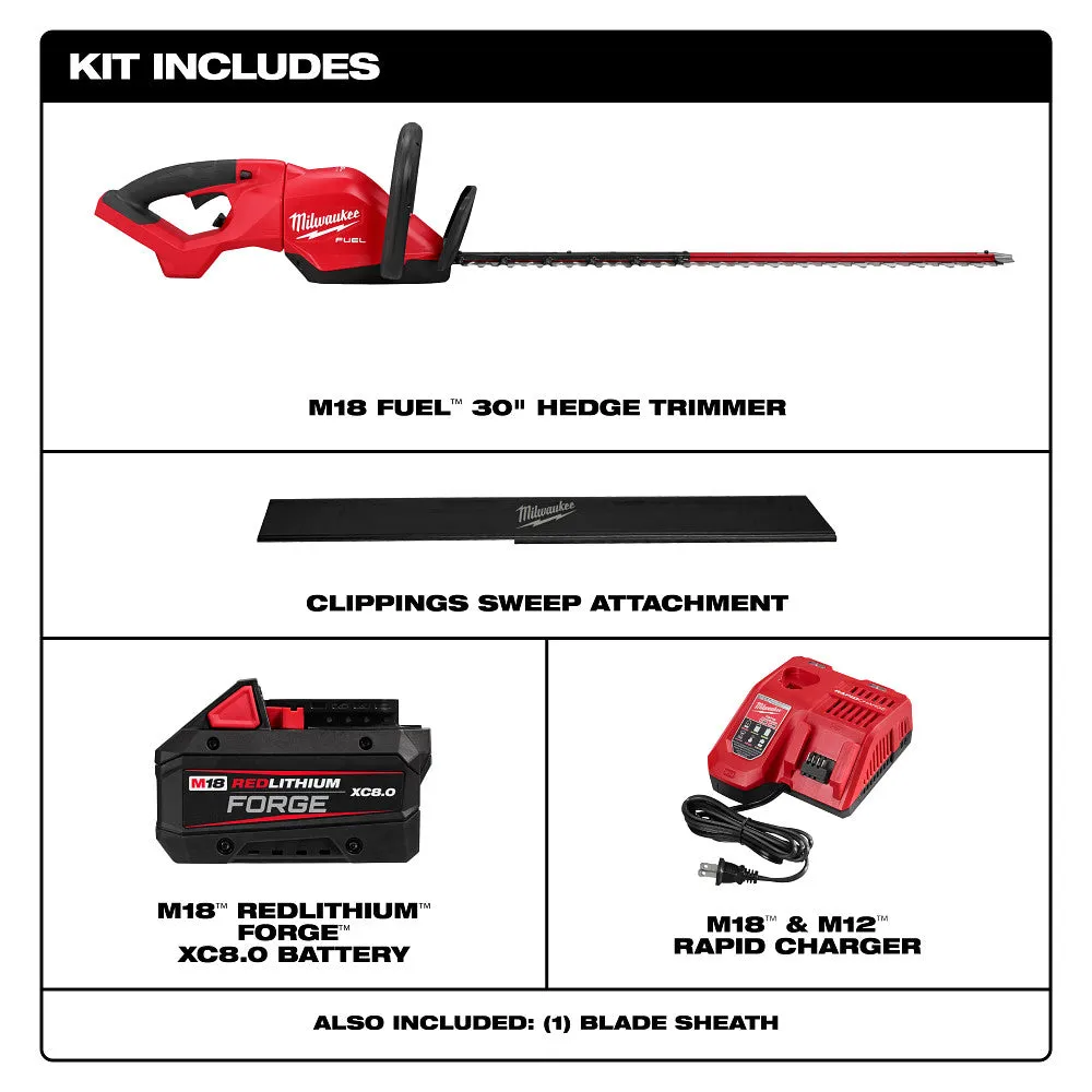 Milwaukee 3034-21 M18 FUEL 18V 30" Cordless Li-Ion Hedge Trimmer Kit