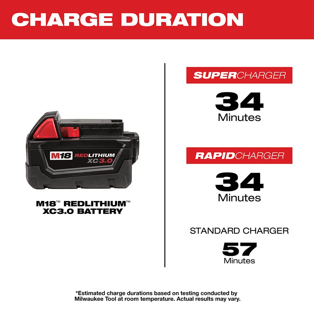 Milwaukee 48-11-1822 M18 18V REDLITHIUM XC High Capacity Battery - 2pk