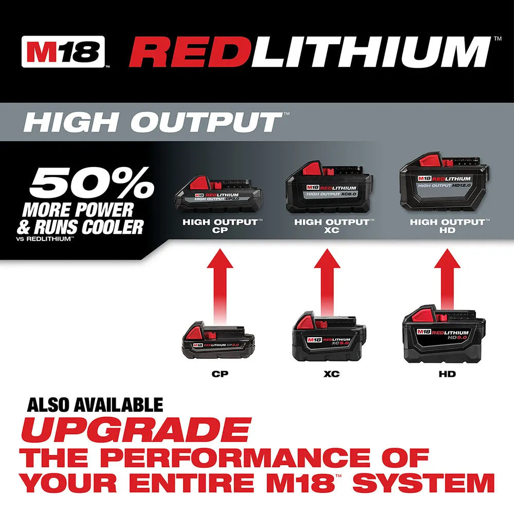 Milwaukee 48-11-1822 M18 18V REDLITHIUM XC High Capacity Battery - 2pk