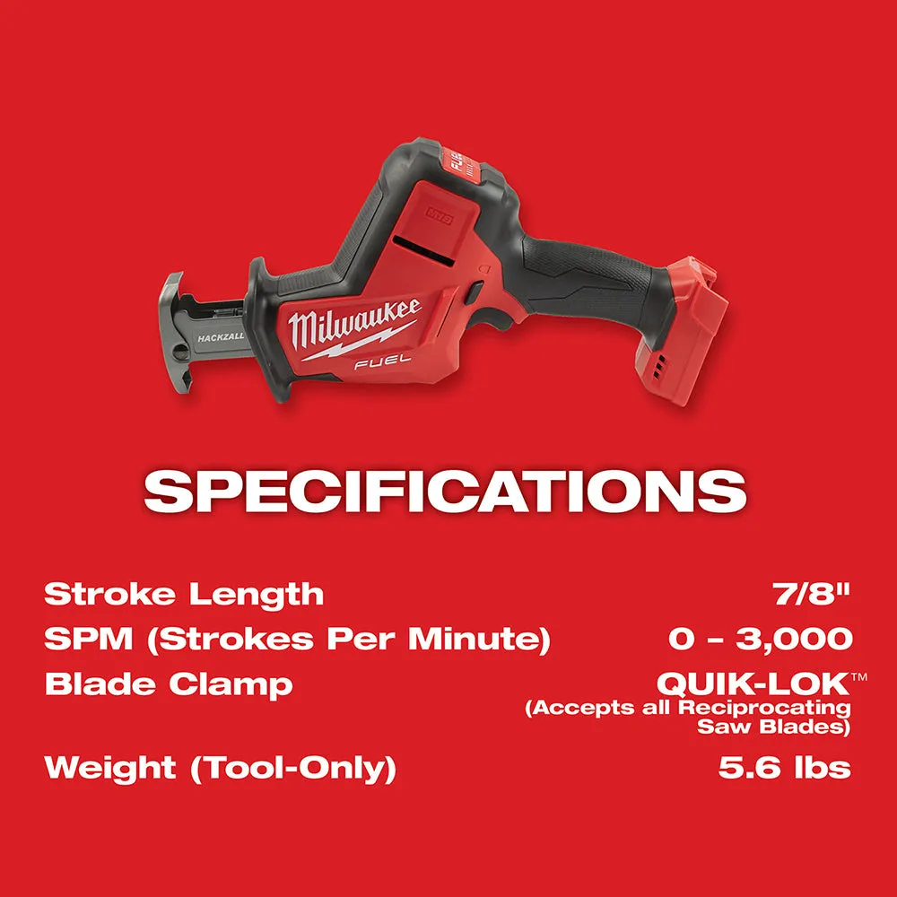 Milwaukee 48-11-1852HZ M18 18V REDLITHIUM XC5.0 Extended Battery 2PK w/Hazkzall