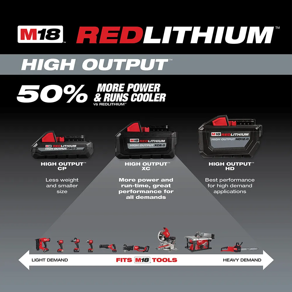 Milwaukee 48-11-1865 M18 FUEL 18V 6.0-Amp Lithium-Ion High Output Battery Pack