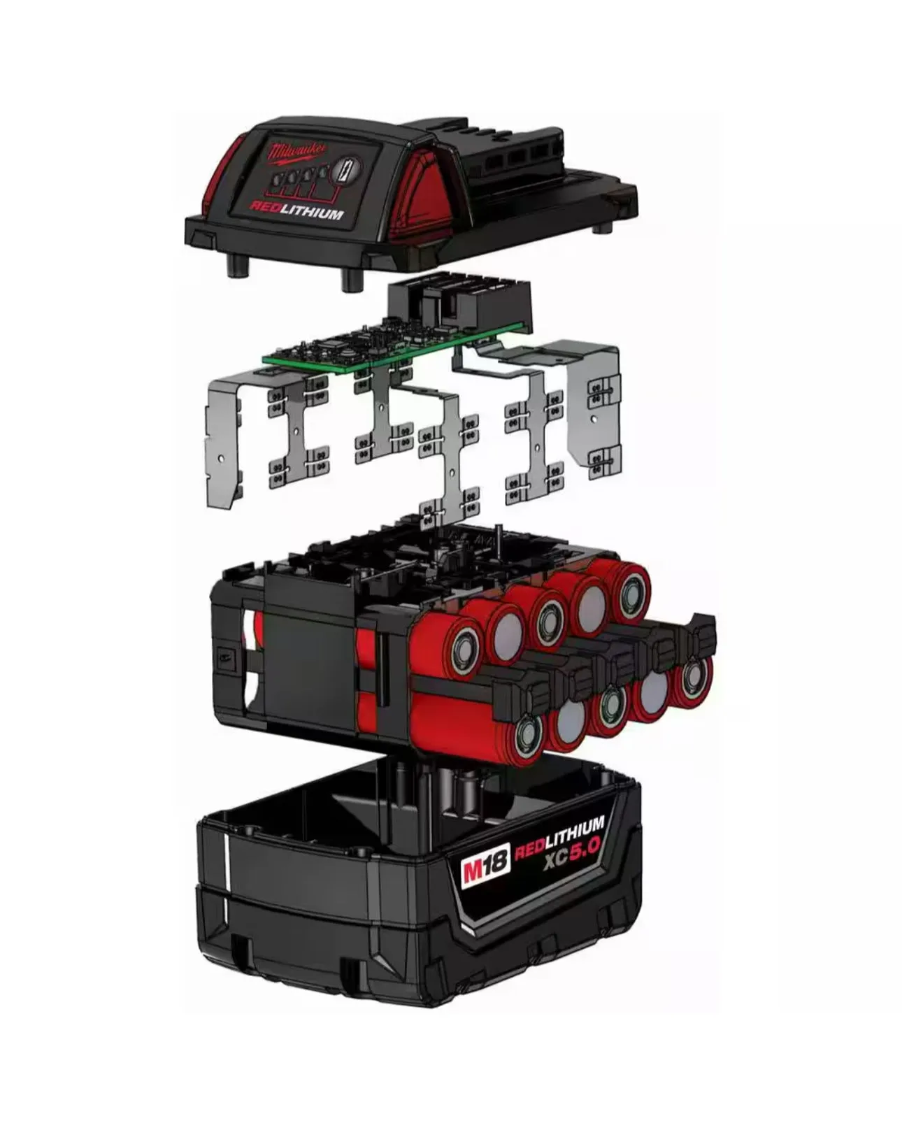 Milwaukee M18 5.0 Extended Capacity Battery Pack (48-11-1850)