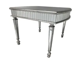 Mirrored Dining Table » Half Moon Shape