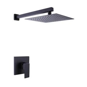 Modern Wall Mount Shower System with Ultra-thin Square Shower Head RB0785