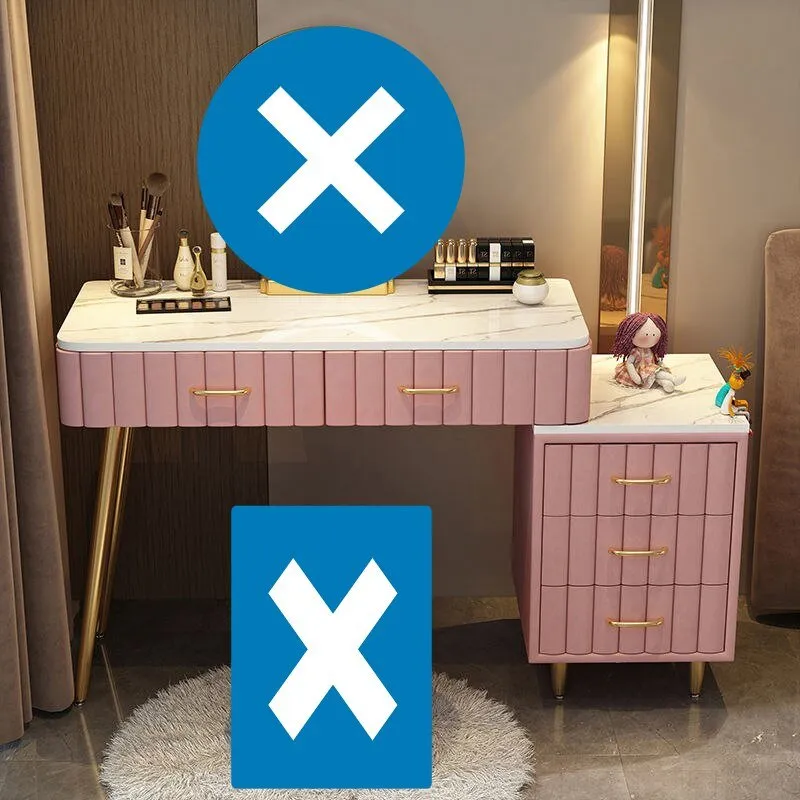 Multi-functional Dressing Table with LED Mirror
