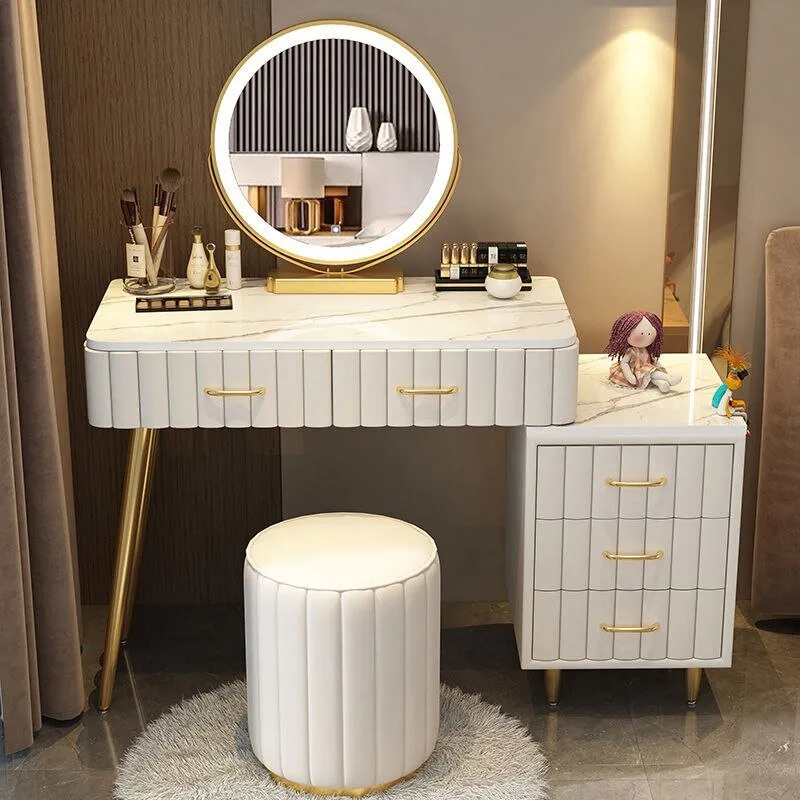 Multi-functional Dressing Table with LED Mirror