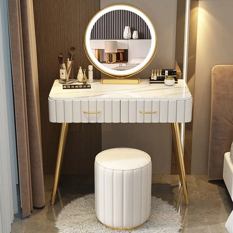 Multi-functional Dressing Table with LED Mirror