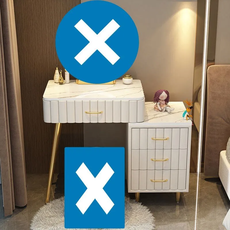 Multi-functional Dressing Table with LED Mirror