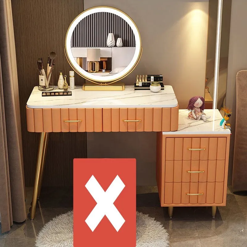 Multi-functional Dressing Table with LED Mirror