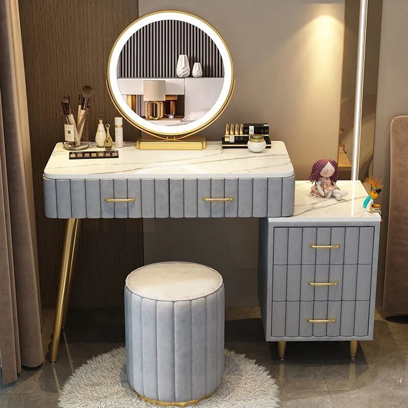 Multi-functional Dressing Table with LED Mirror