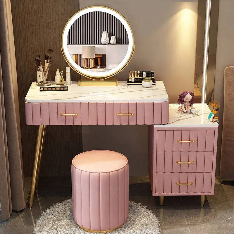 Multi-functional Dressing Table with LED Mirror