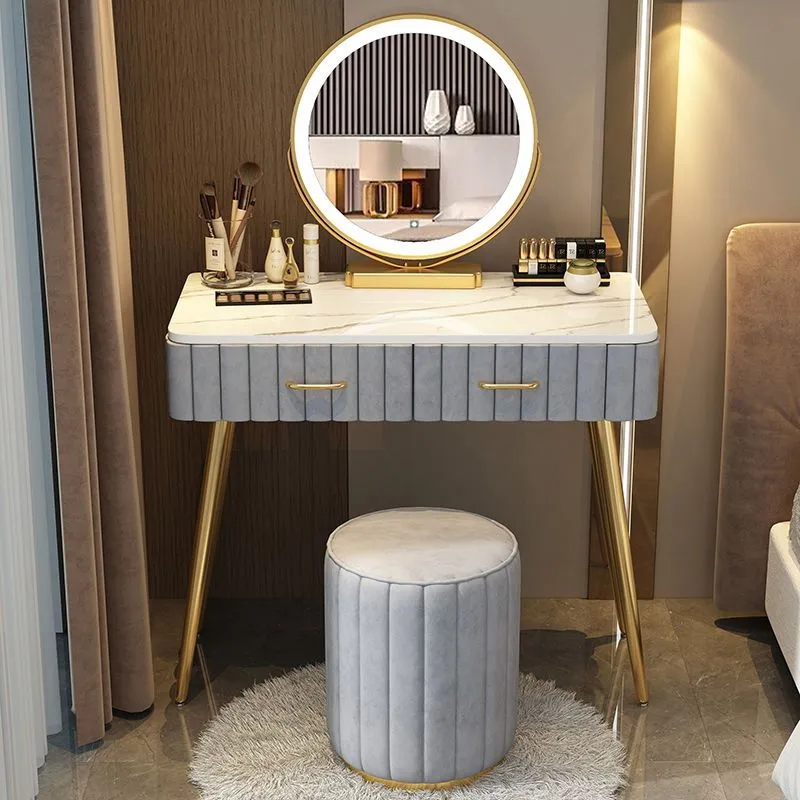Multi-functional Dressing Table with LED Mirror