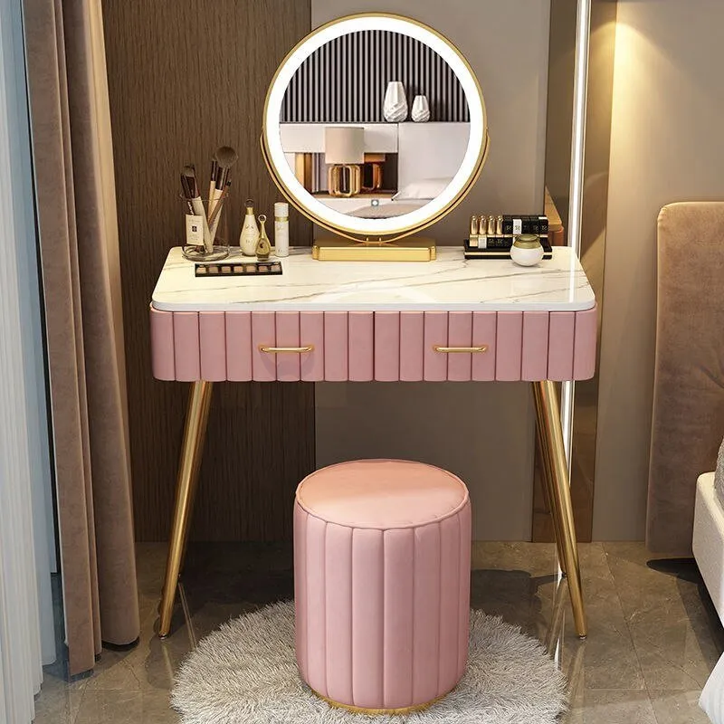 Multi-functional Dressing Table with LED Mirror
