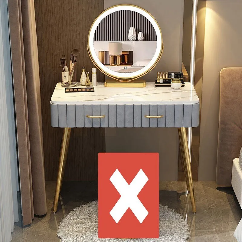 Multi-functional Dressing Table with LED Mirror