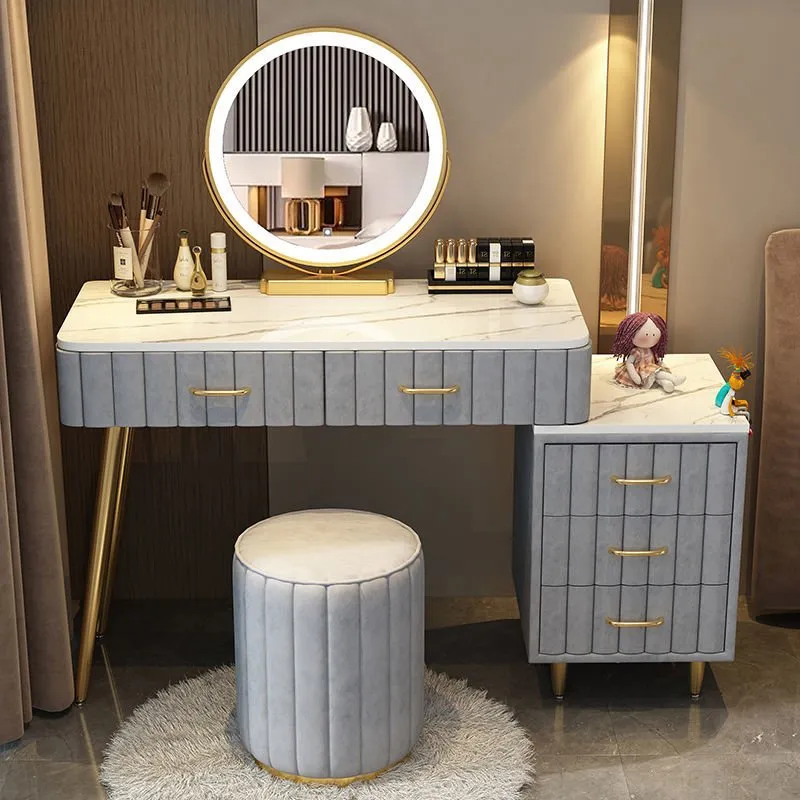 Multi-functional Dressing Table with LED Mirror
