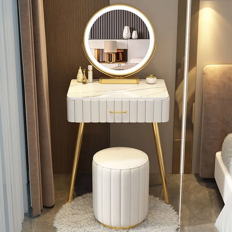 Multi-functional Dressing Table with LED Mirror