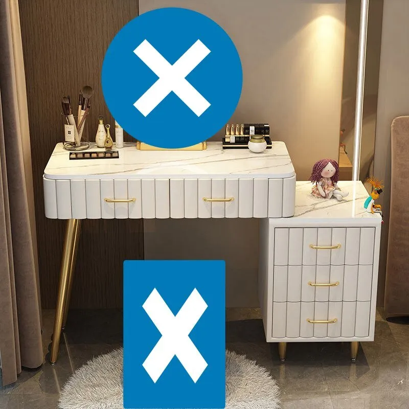 Multi-functional Dressing Table with LED Mirror