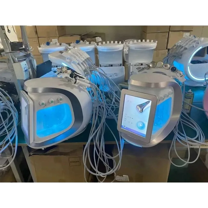 NEW Water Dermabrasion Oxygen Ice Blue Smart Jet Aqua Peel Small Bubble Skin Cleansing Device facial machine