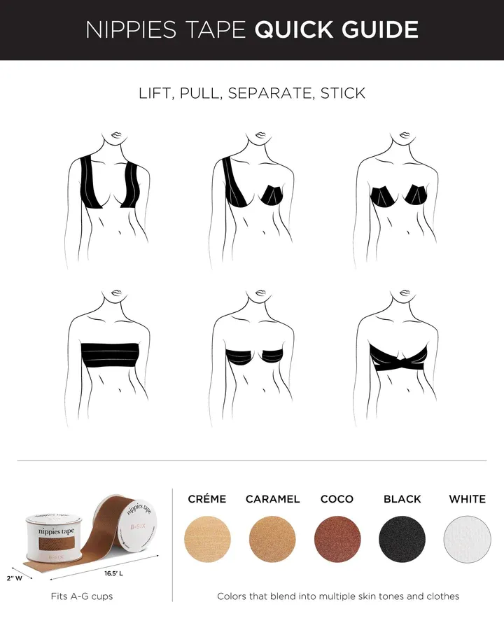 Nippies Lift Tape - Caramel