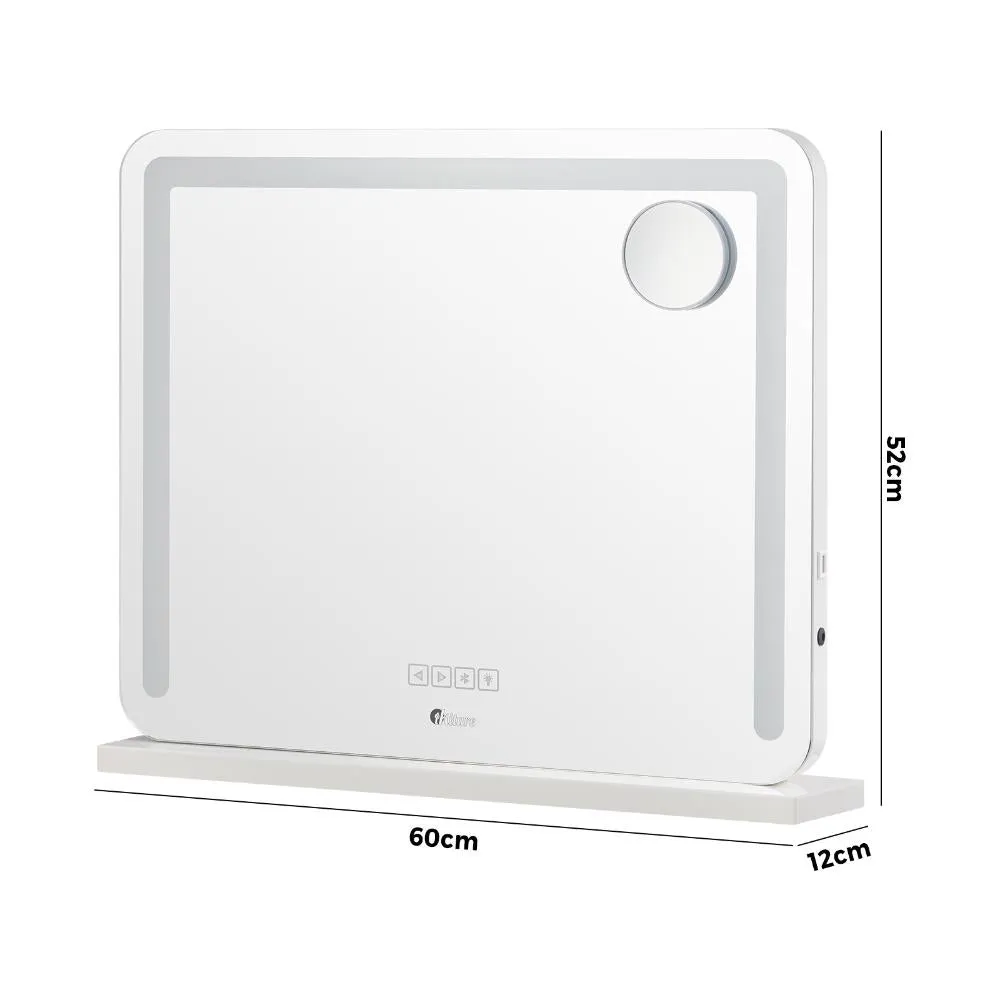 Oikiture Bluetooth Hollywood LED Makeup Mirror 60x52cm